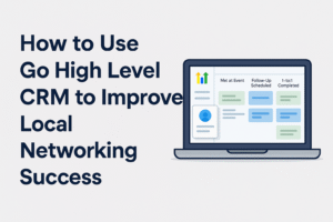 How to use Go High Level CRM to Improve Local Networking Success - Media Vines Corp
