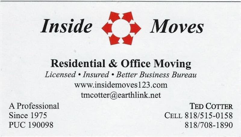 Special event sponsor business card