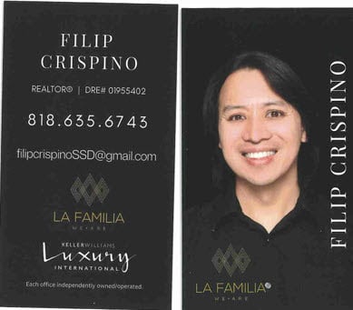Sponsor business card