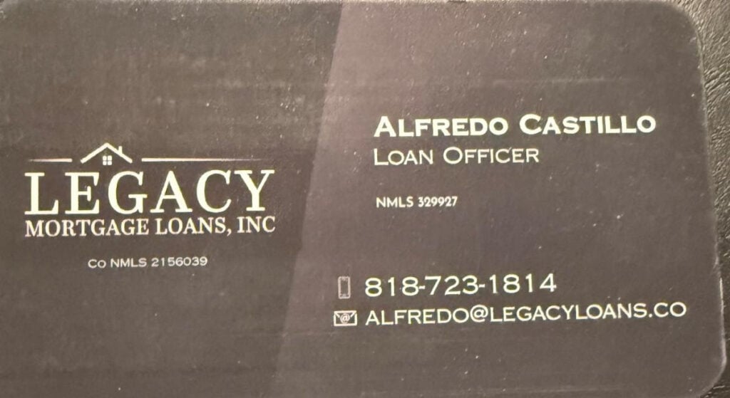 Sponsor business card