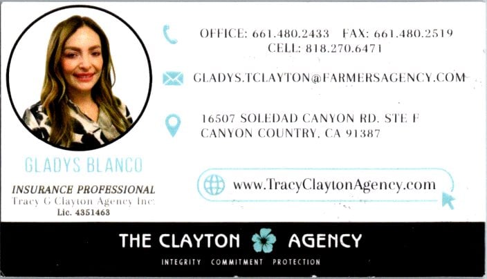 Special event sponsor business card