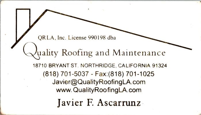 Special event sponsor business card