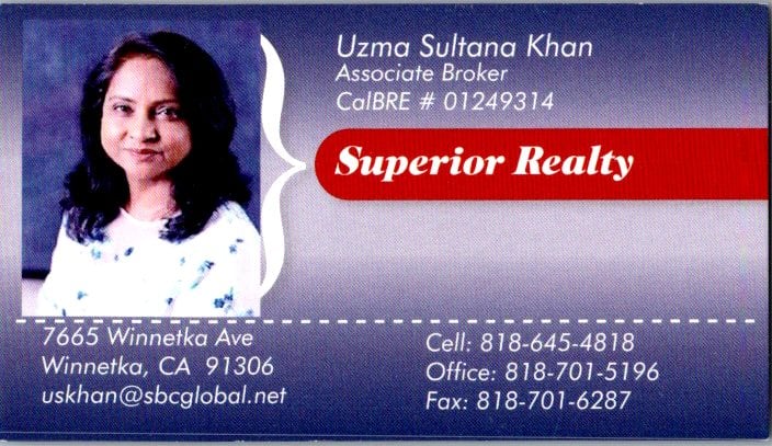 Special event sponsor business card